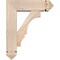 Ekena Millwork Balboa Arts and Crafts Smooth Bracket w/ Offset Brace, Douglas Fir, 5 1/2"W x 16"D x 20"H BKT0604X16X20BOA03SDF - alternate 4